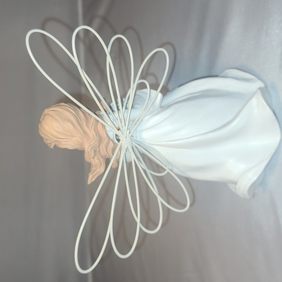 Vintage Popular Creations Angel Figurines Wire Wings Lot of 5 Collectibles 6" - Picture 9 of 11